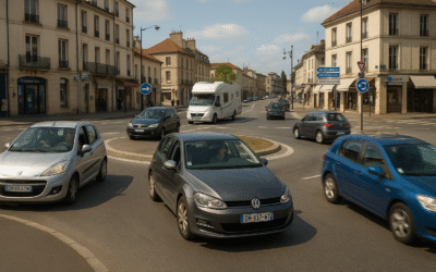 Francia körforgalmak: ahol a fizika szabadságra megy
